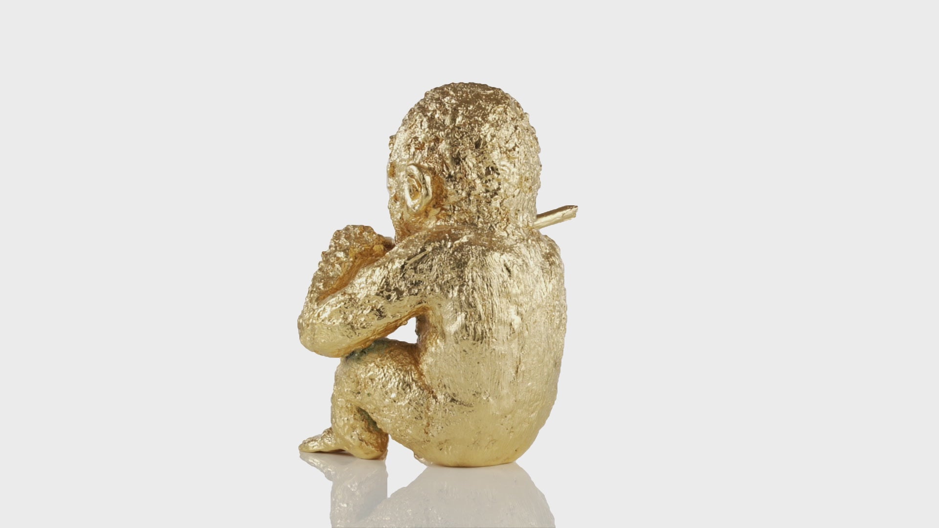 Baby Gorilla (24 ct gold-plated) – Zac Goldsmith Art For Nature