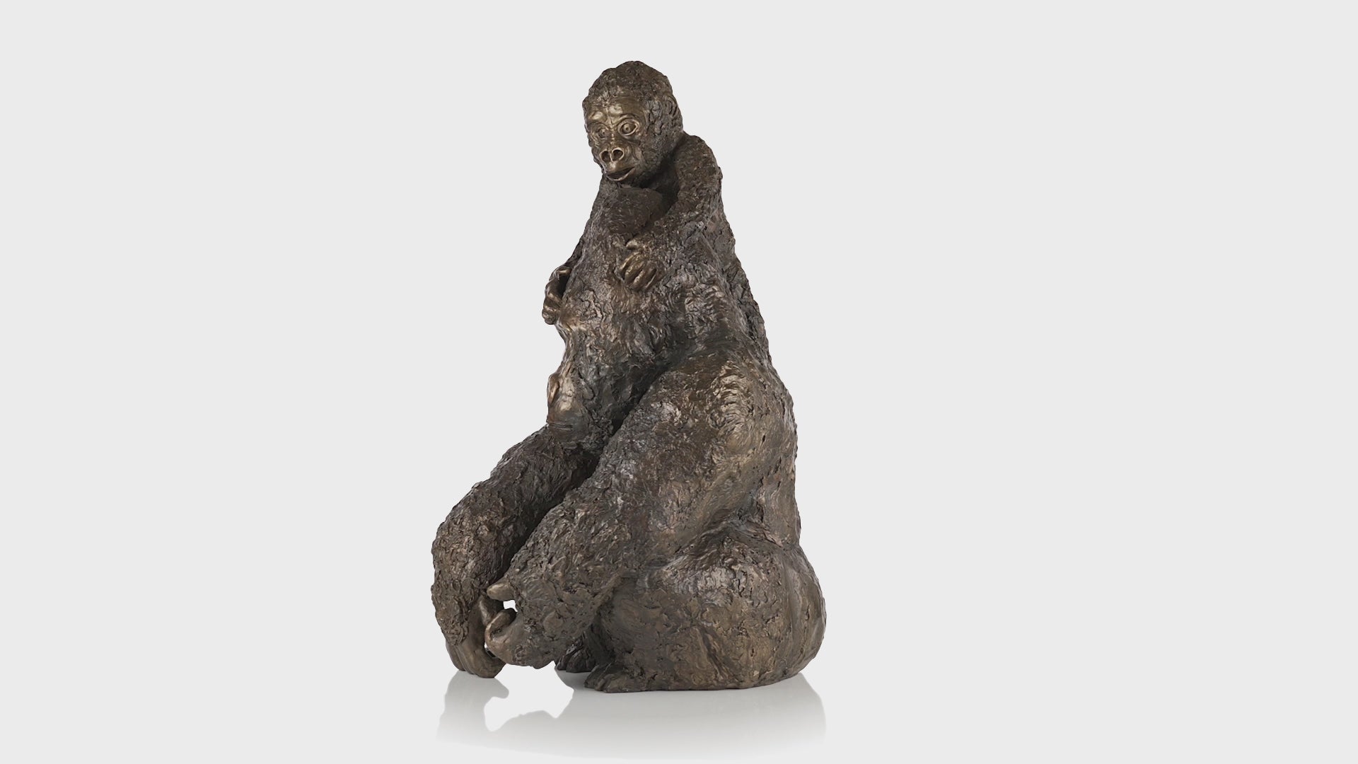 Gorilla and Son – Zac Goldsmith Art For Nature